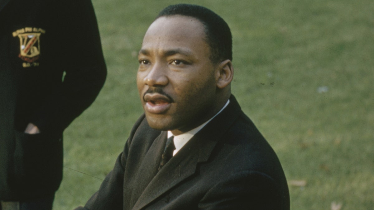 Civil Rights leader Martin Luther King Jr. at Clark Atlanta University