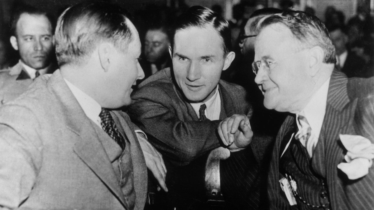 Bruno Hauptmann in court