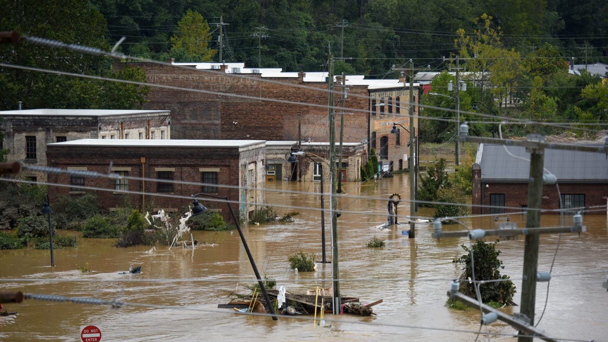 Storm damage in Asheville, NC