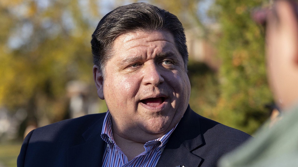 A photo of Gov. J.B. Pritzker