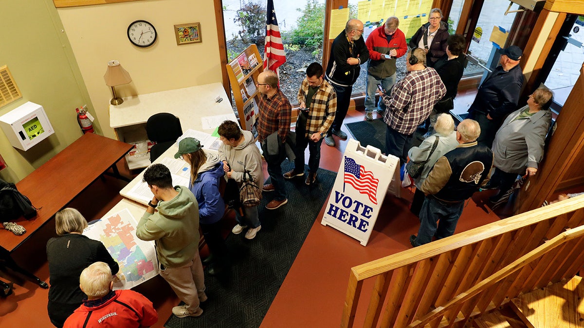 Citizens go through the voting process at Scheig Center & Gardens on Election Day