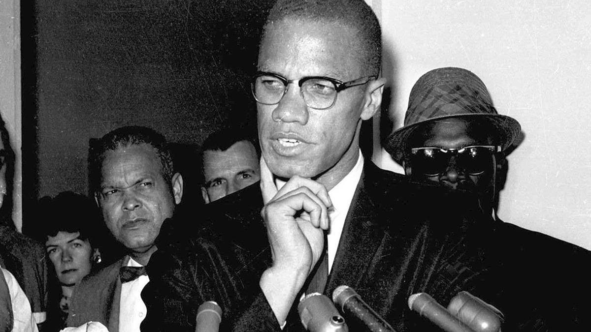 Malcom x being interviewed