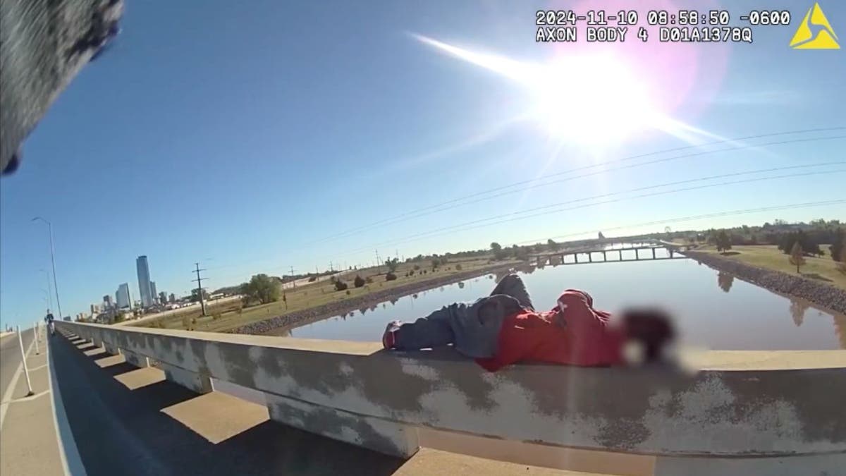 Oklahoma man asleep before rolling off bridge