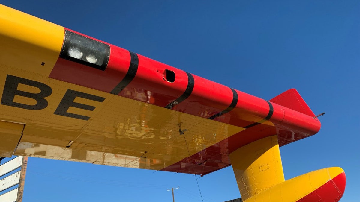 Damage to Canadian firefighting plane