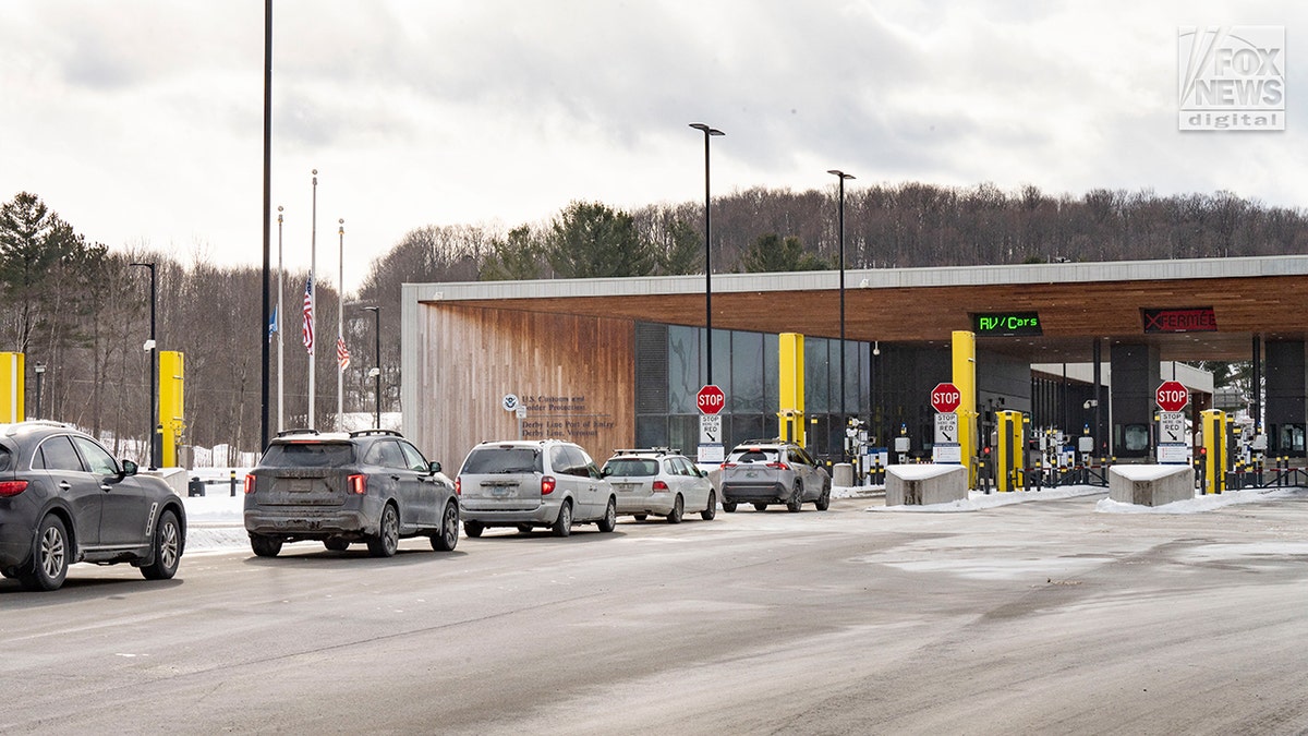 General view of the area related to the shooting death of US Border Patrol Agent in Vermont