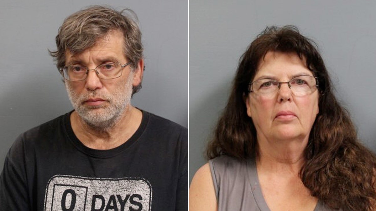 Donald Lantz and Jeanne Whitefeather mugshots