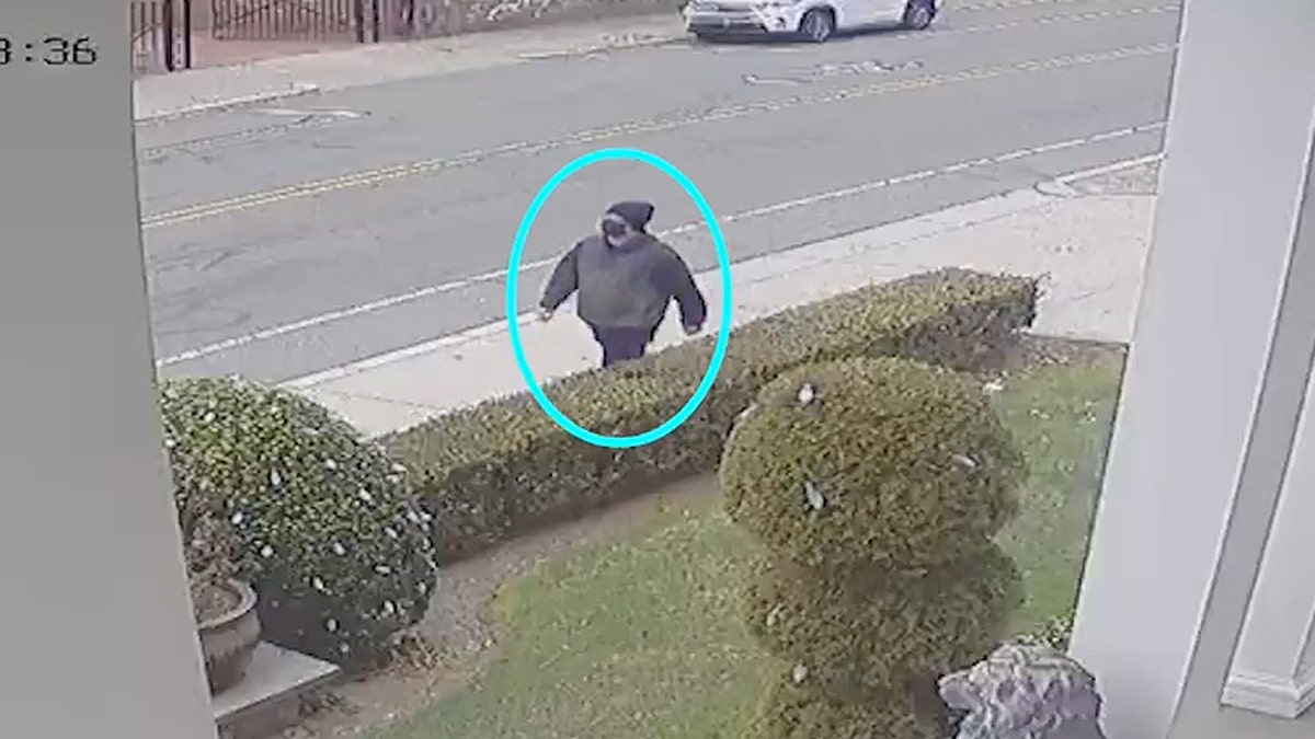 Surveillance camera footage of alleged Brown University shooter