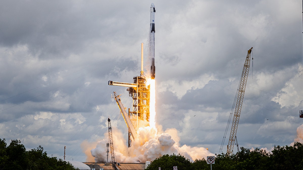 Falcon 9, Dragon, and Crew-11 launch to the International Space Station
