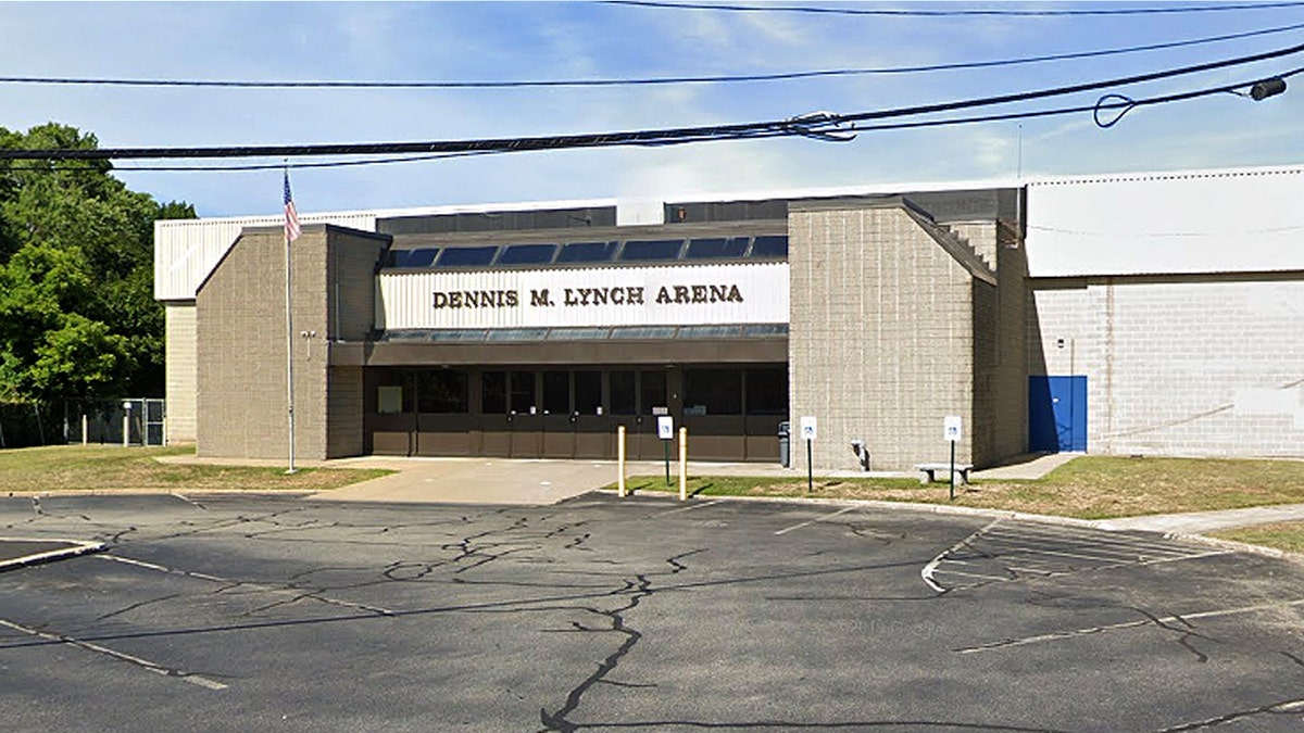 A street view of the Dennis M Lynch arena