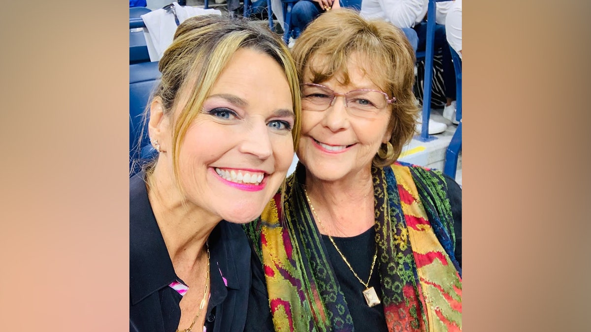 Savannah and Nancy Guthrie smiling together.