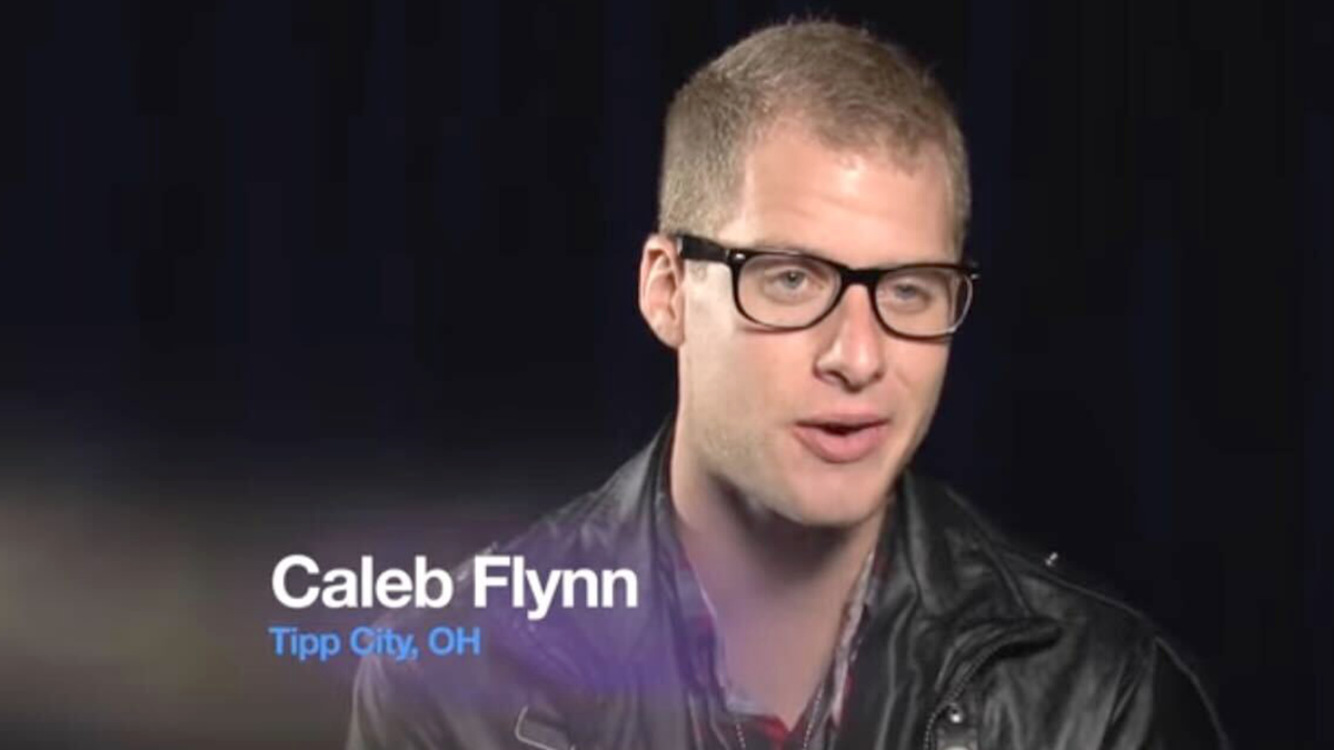 Caleb Flynn in a 2013 "American Idol" Hometown Interview.