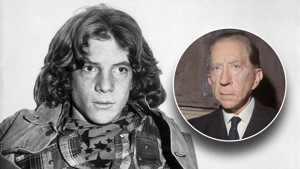 J. Paul Getty (R) and John Paul Getty III (L)
