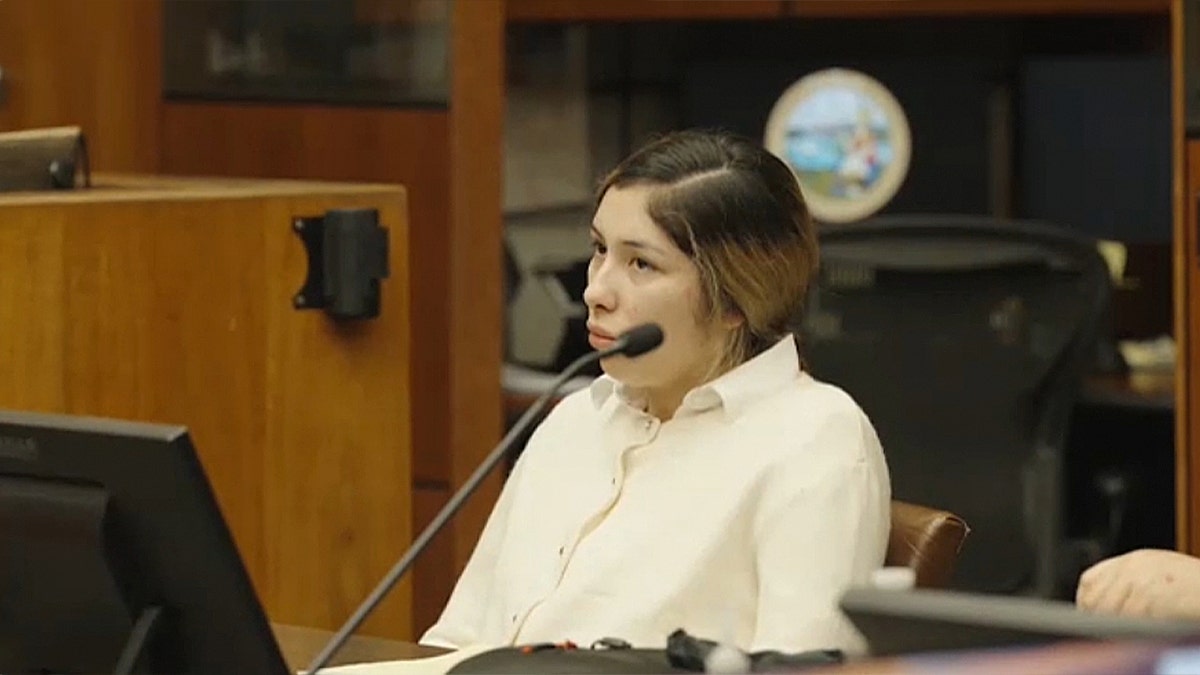 Maya Hernandez during court hearing
