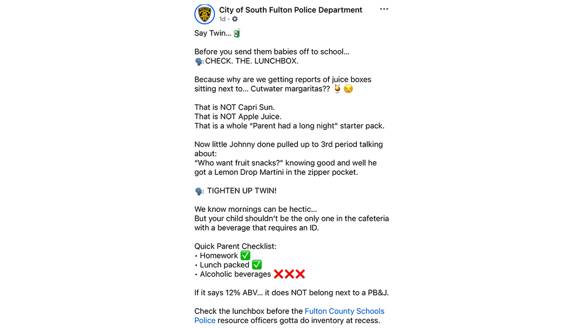 Police statement
