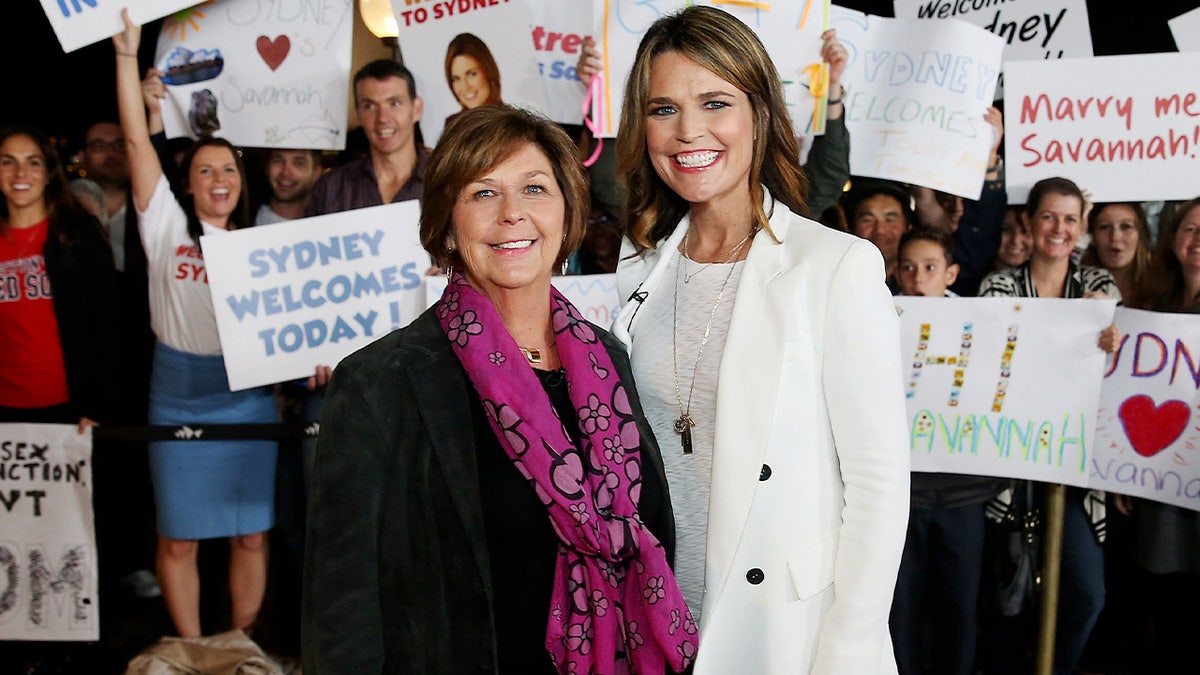 Savannah Guthrie and Nancy Guthrie