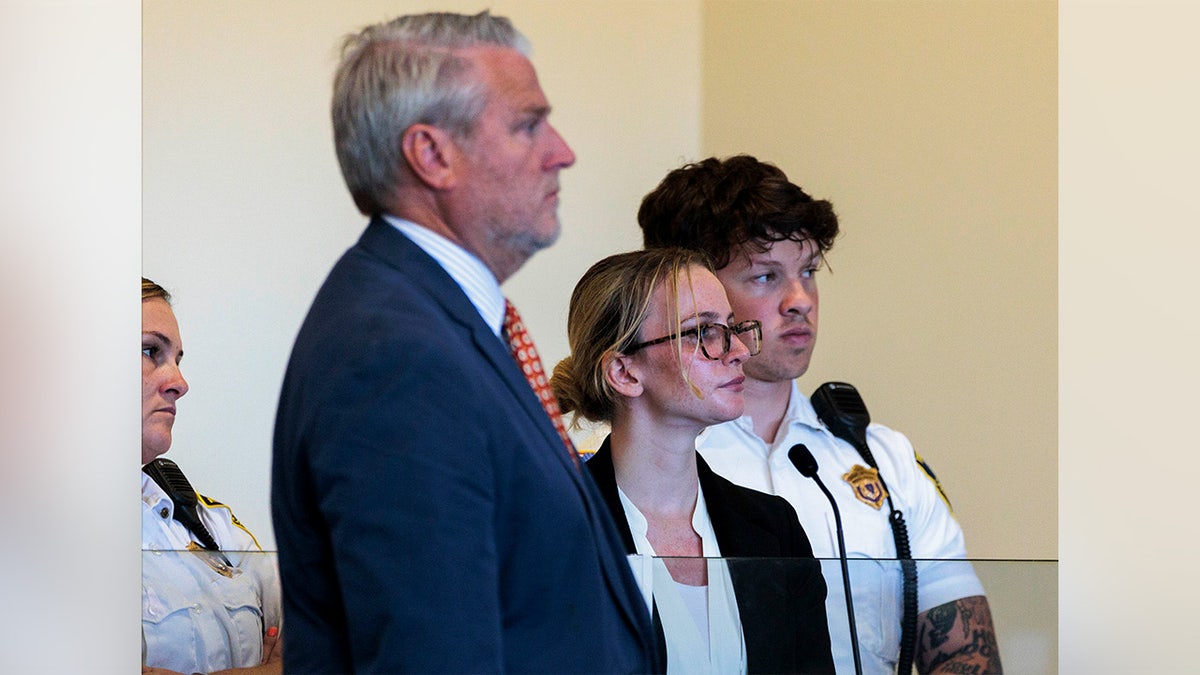 North Andover Police Officer Kelsey Fitzsimmons at her arraignment