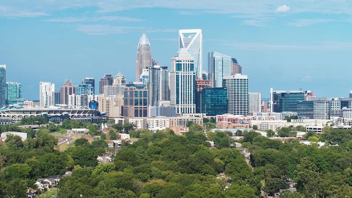 A skyline photo of Charlotte, North Carolina
