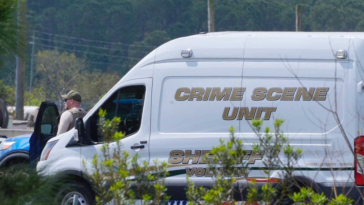 A Crime Scene Unit van in Florida
