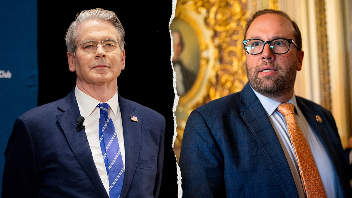 Split image of Treasury Secretary Scott Bessent and House Ways and Means Chairman Jason Smith