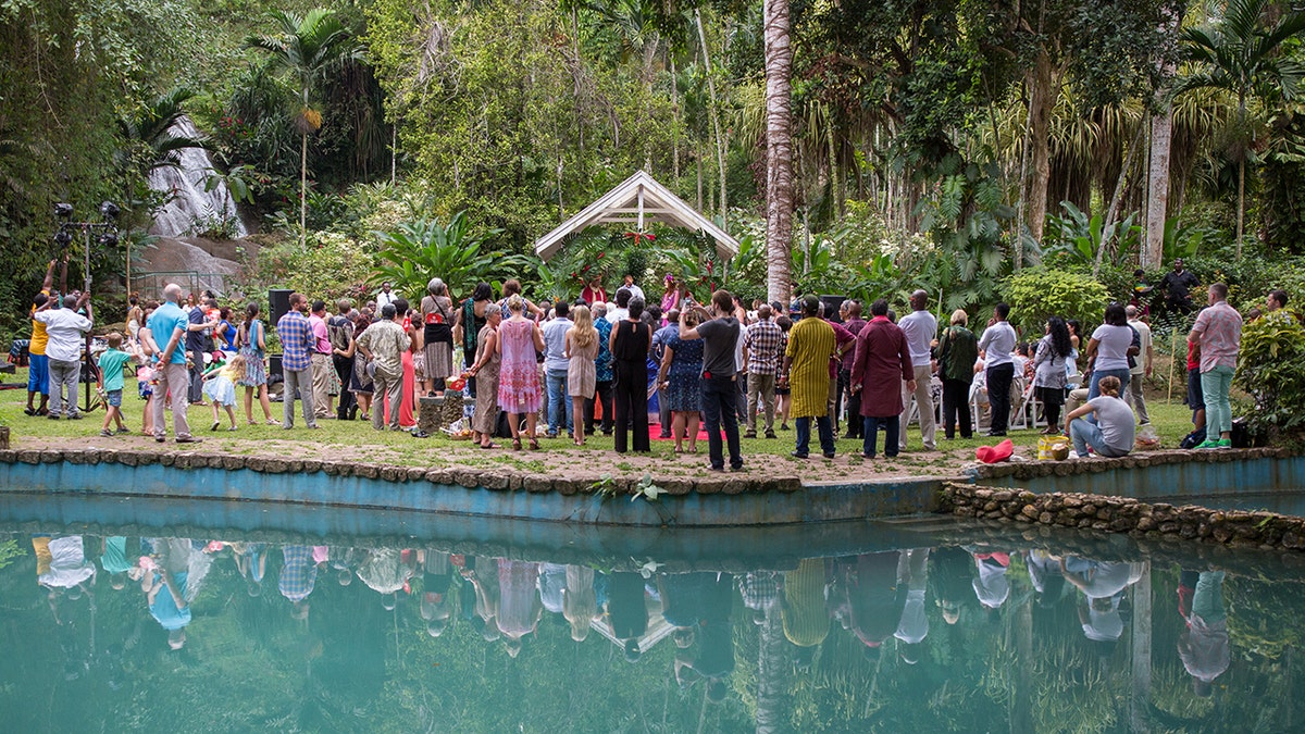 Code Pink founder, Jodie Evans and Neville Roy Singham's wedding celebration in Jamaica