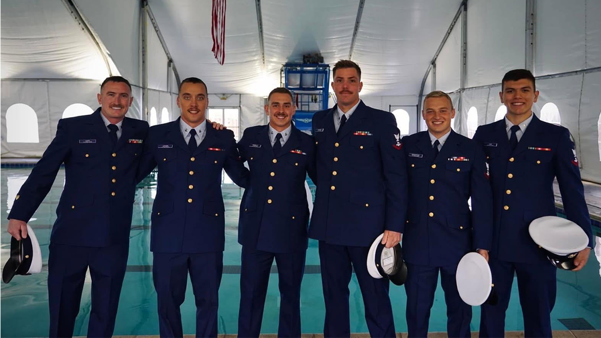 Group photo of Coast Guardsmen