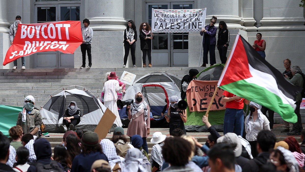 Anti-Israel protest at UC Berkeley