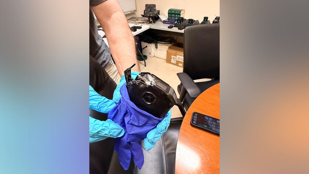 body camera and police uniform