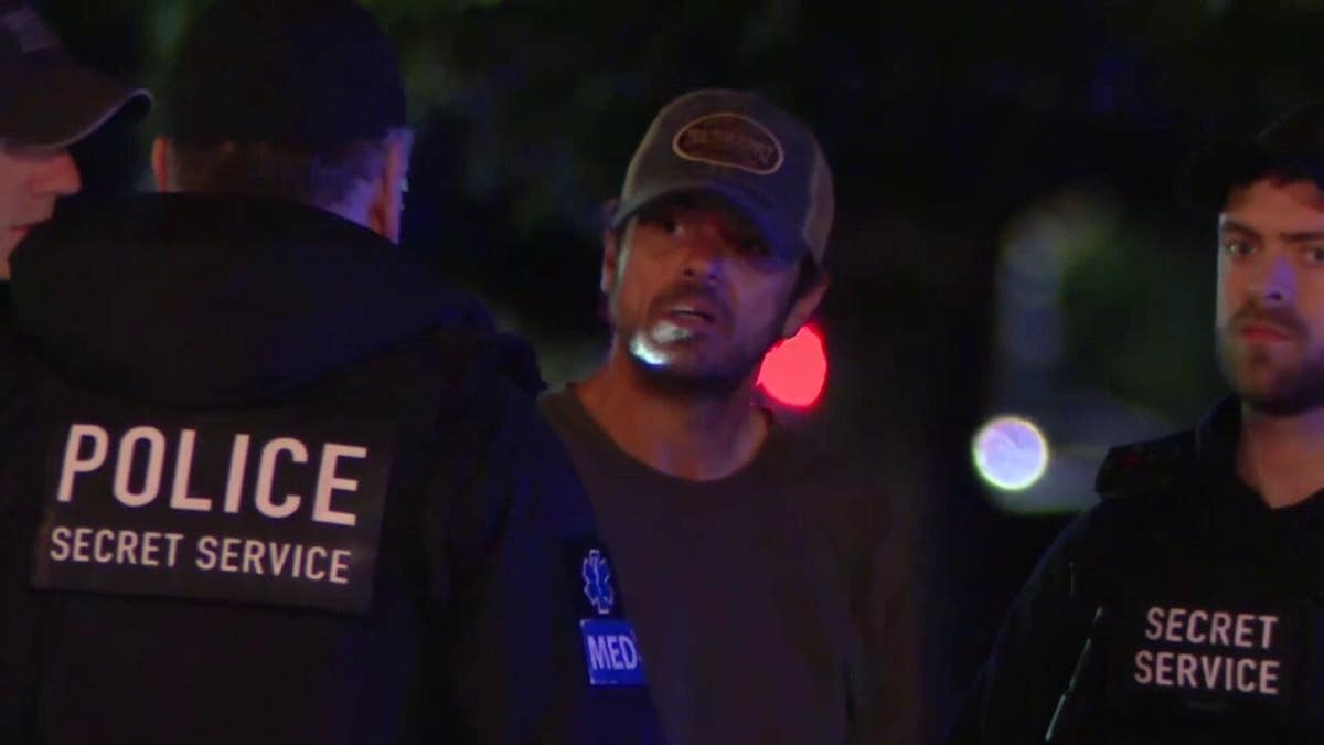 U.S. Secret Service were seen near the barricades Tuesday morning following the alleged incident.