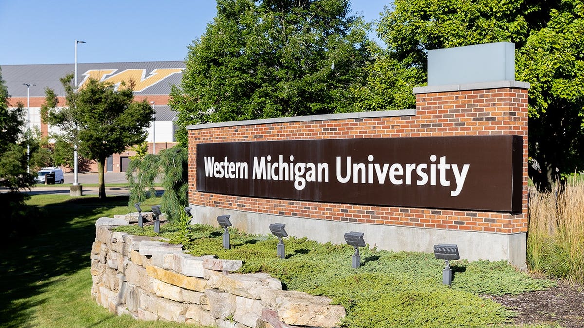A view of Western Michigan University campus with investigative activity.