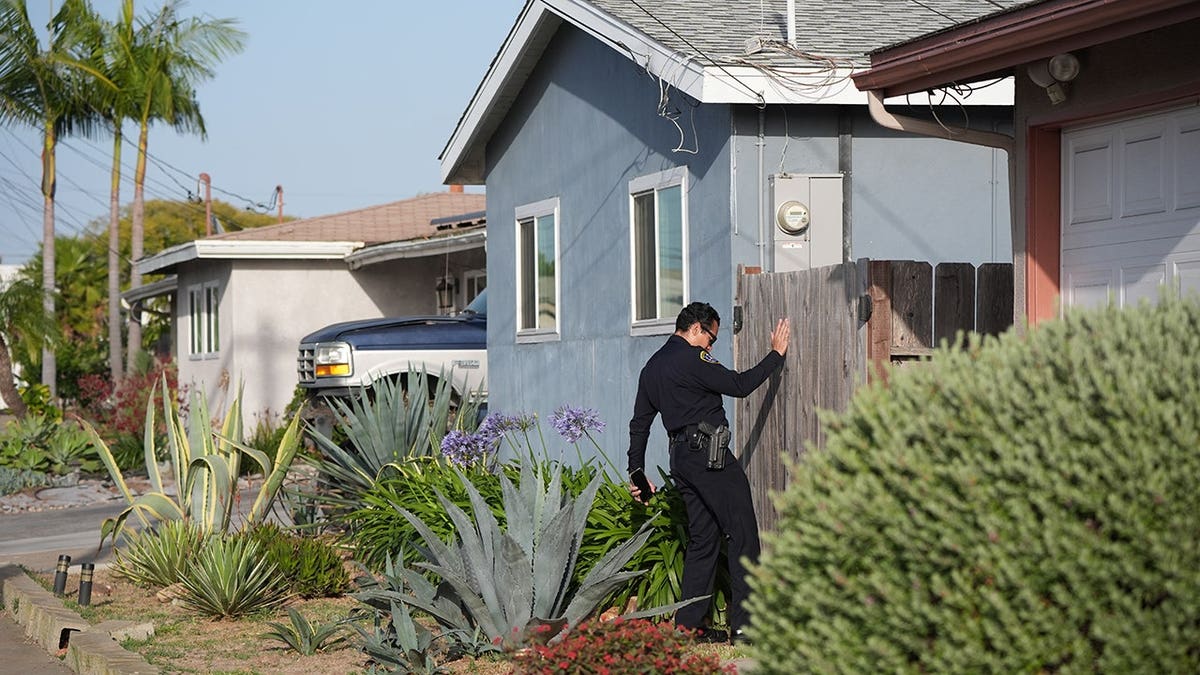Home of a suspect in a shooting at the Islamic Center of San Diego being searched