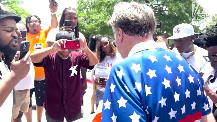 Crowds clash outside Karmelo Anthony murder trial