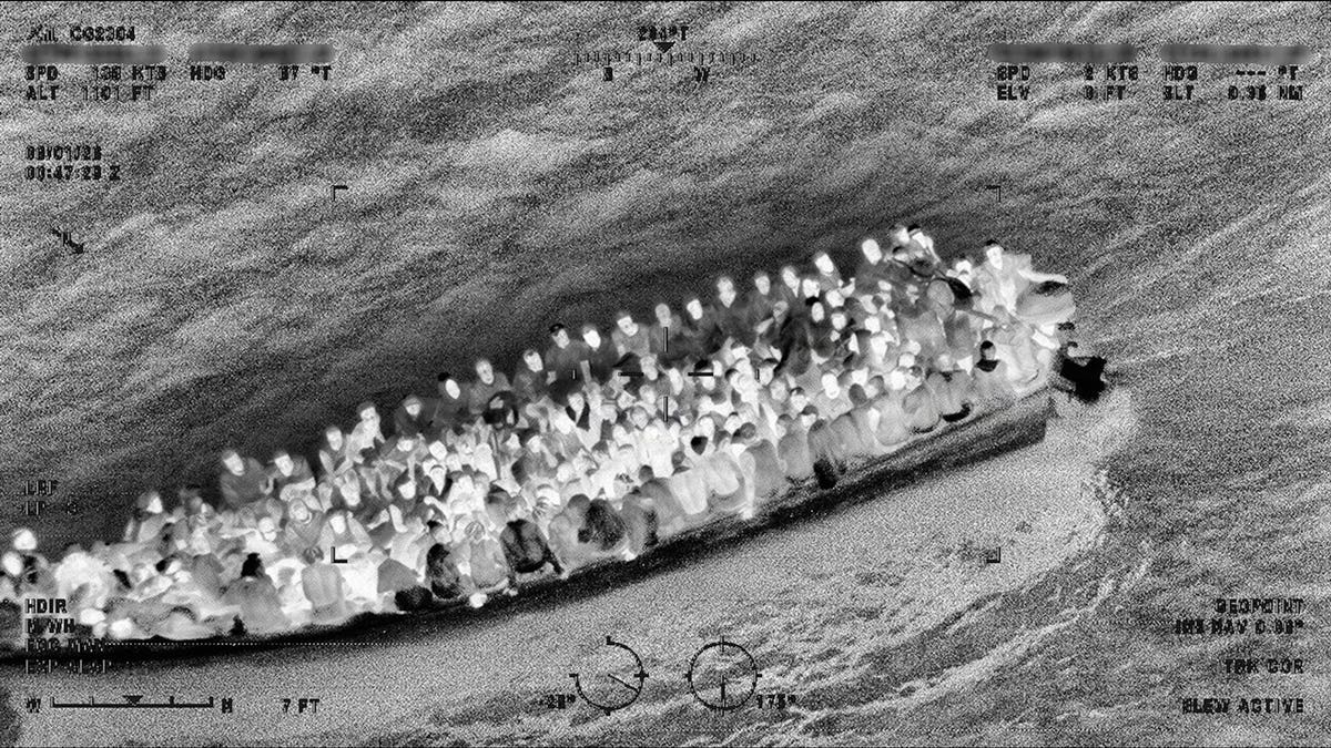 Officials said the vessel was carrying 240 people who claimed Haitian nationality.