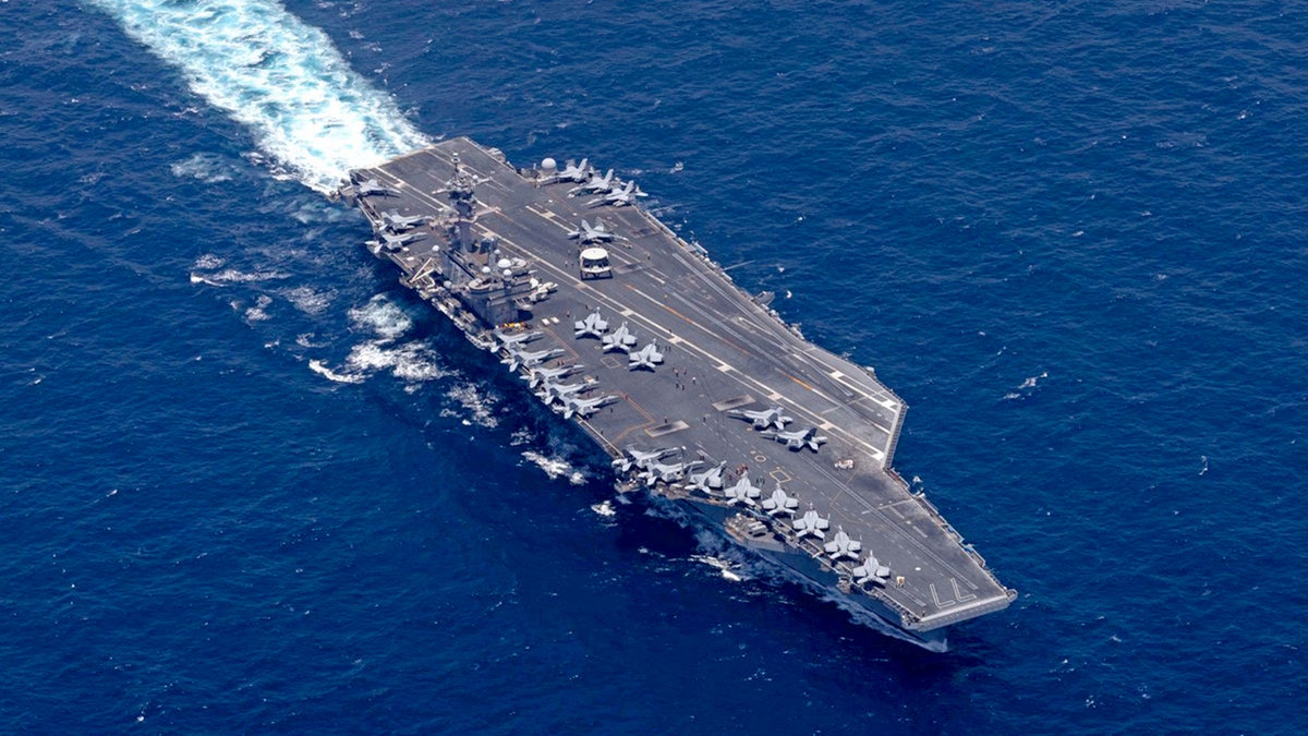 USS George H.W. Bush in Arabian Sea