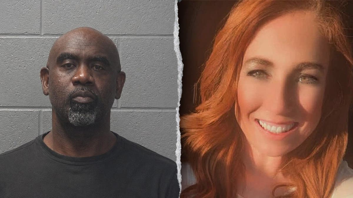 image shows split with mug on left and victim photo on right.