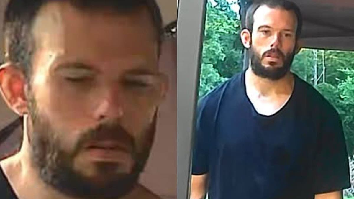 image shows split of suspect