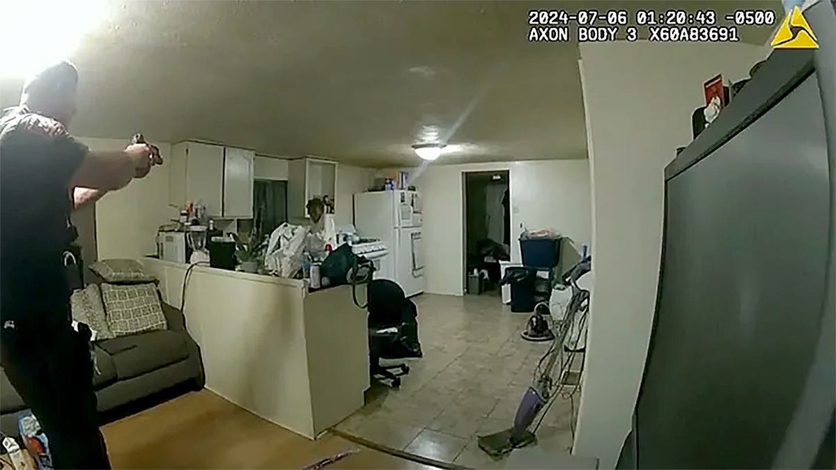 Body camera footage showed Sean Grayson point his department-issued firearm at Sonya Massey.