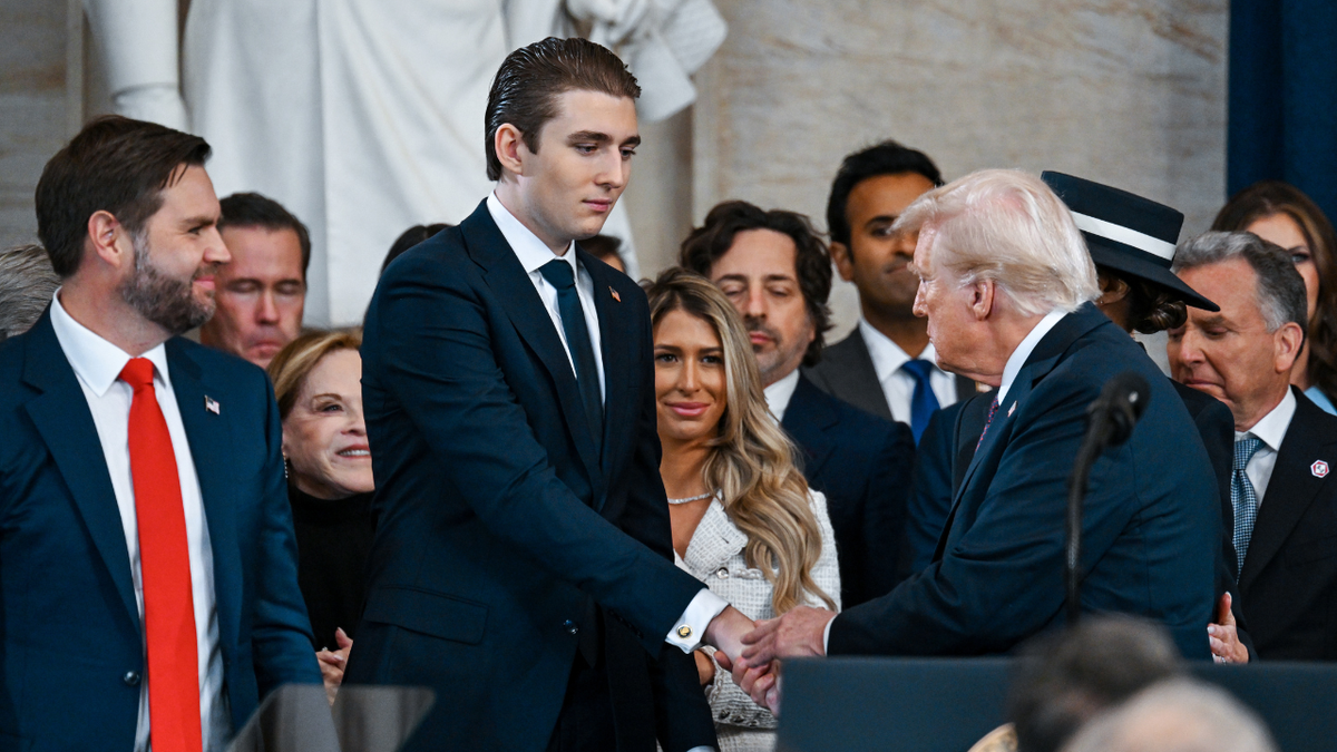 Barron Trump becomes a prominent figure during his father’s inauguration January 20th, 2025 going viral in the process