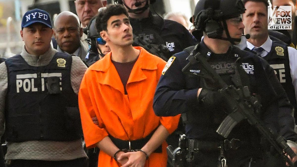 Luigi Mangione is escorted by NYPD into a van after being extradited from Pennsylvania for the murder of United Healthcare CEO, Brian Thompson.