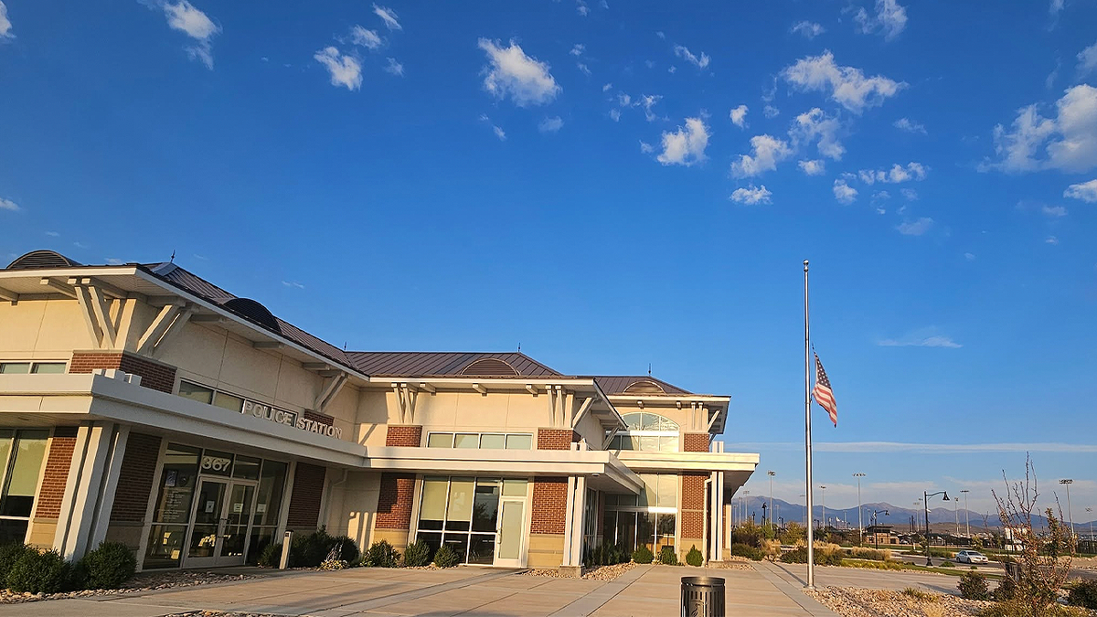 Saratoga Springs Police Department building in Saratoga Springs, Utah