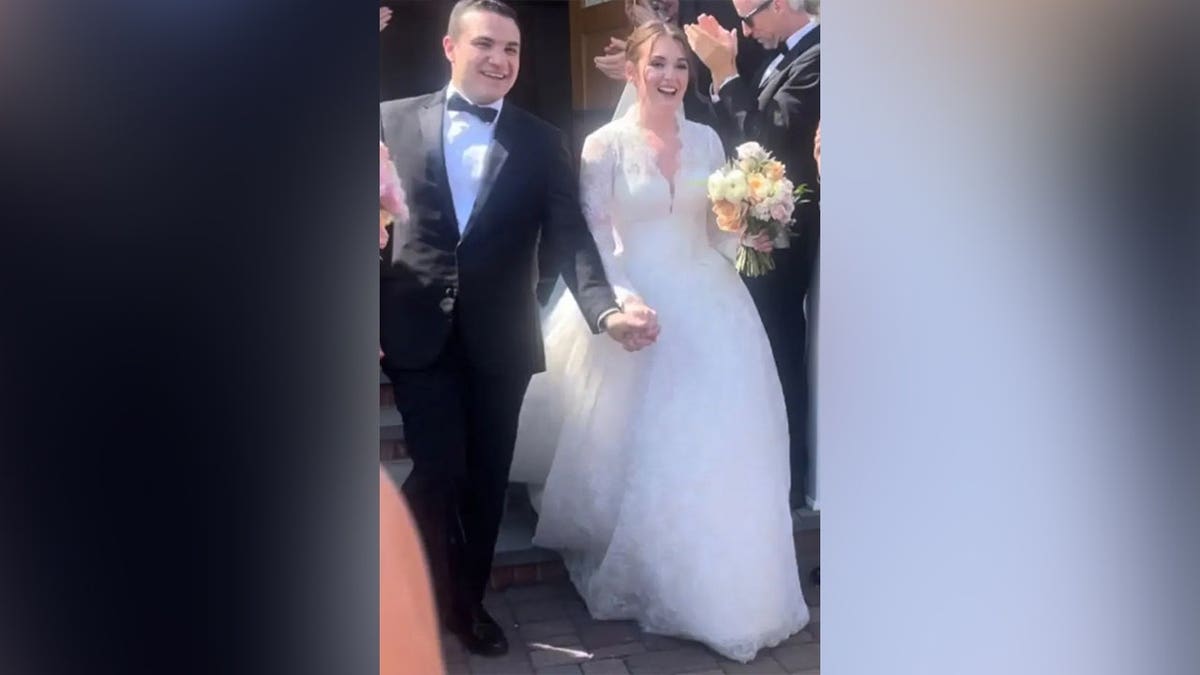 Erin Piacenti on her wedding day.
