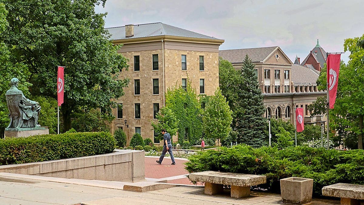 Campus of the University of Wisconsin, Madison, Wisconsin.