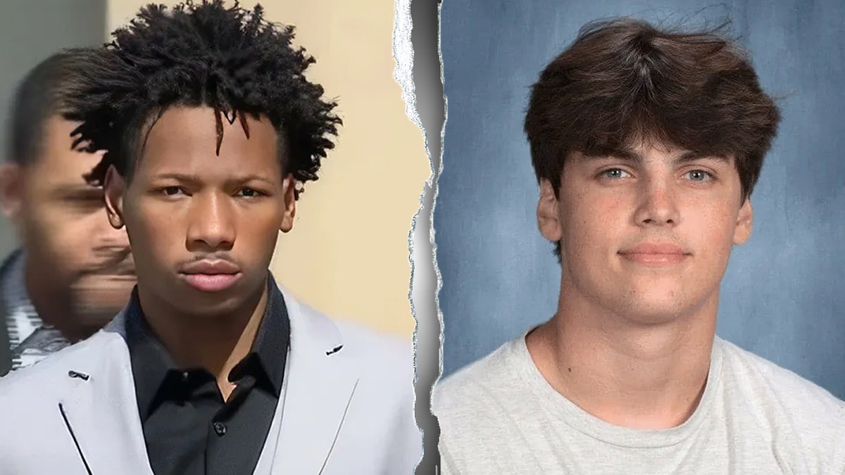 A split of Karmelo Anthony and Austin Metcalf