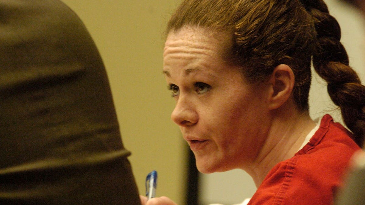 Convicted killer Christa Gail Pike listens to proceedings on April 2008 in Knox County Criminal Court in a bid for a new trial in the 1995 killing of fellow Job Corps student Colleen Slemmer.