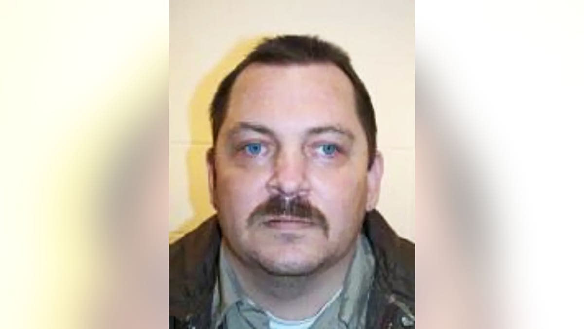 A close-up of Aubrey Trail following his arrest.