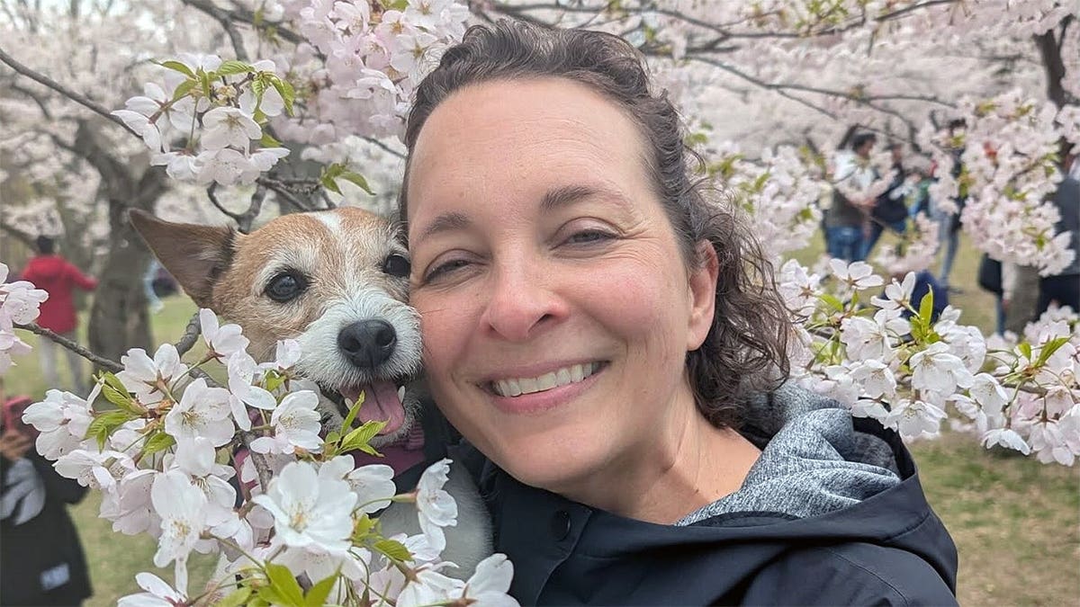 Jolene Beth Weir with dog