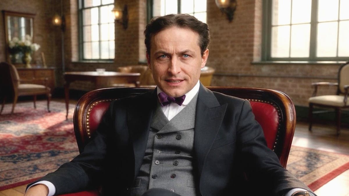 AI-generated Harry Houdini