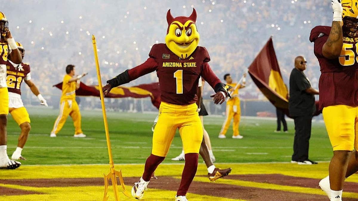 TEMPE, AZ - SEPTEMBER 05: Arizona State Sun Devils mascot