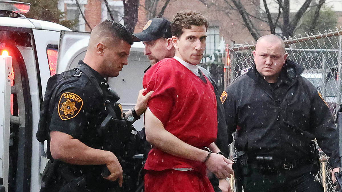 Pennsylvania deputies escort University of Idaho murderer Bryan Kohberger to his extradition hearing