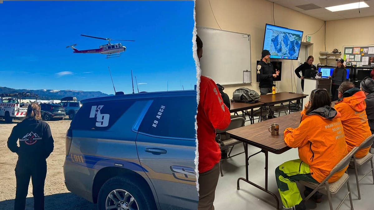 image shows split of rescue mission