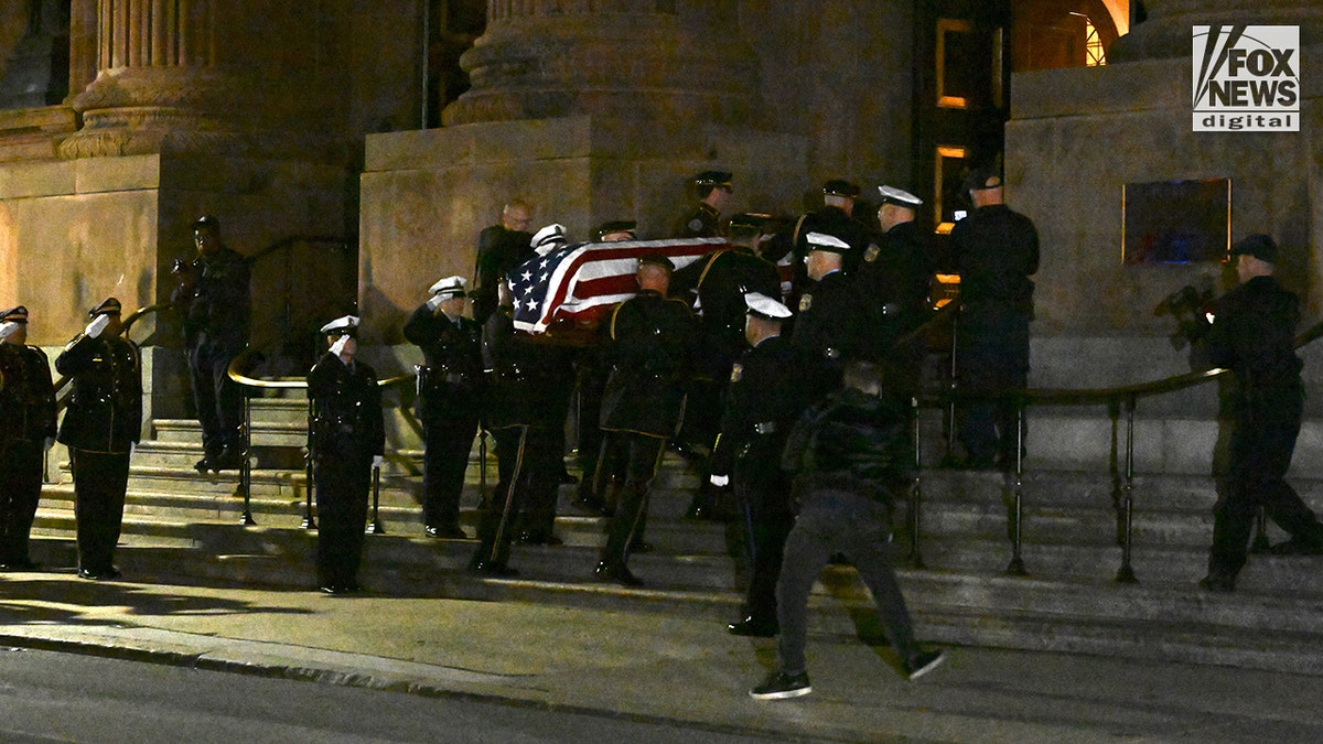 Funeral for Philadelphia cop who was killed in an ambush